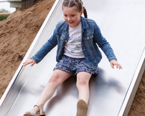 Millets children play area slide