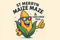 St Merryn Maize Maze logo